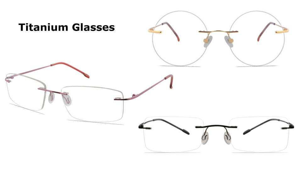 The Rimless Titanium Glasses